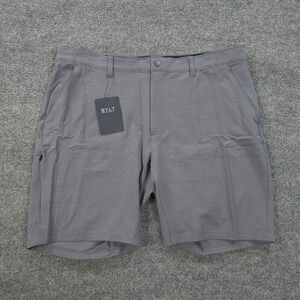 Bylt Shorts Mens 40 Grey Iron Kinetic‎ Short Performance Gym Weightlifting Run